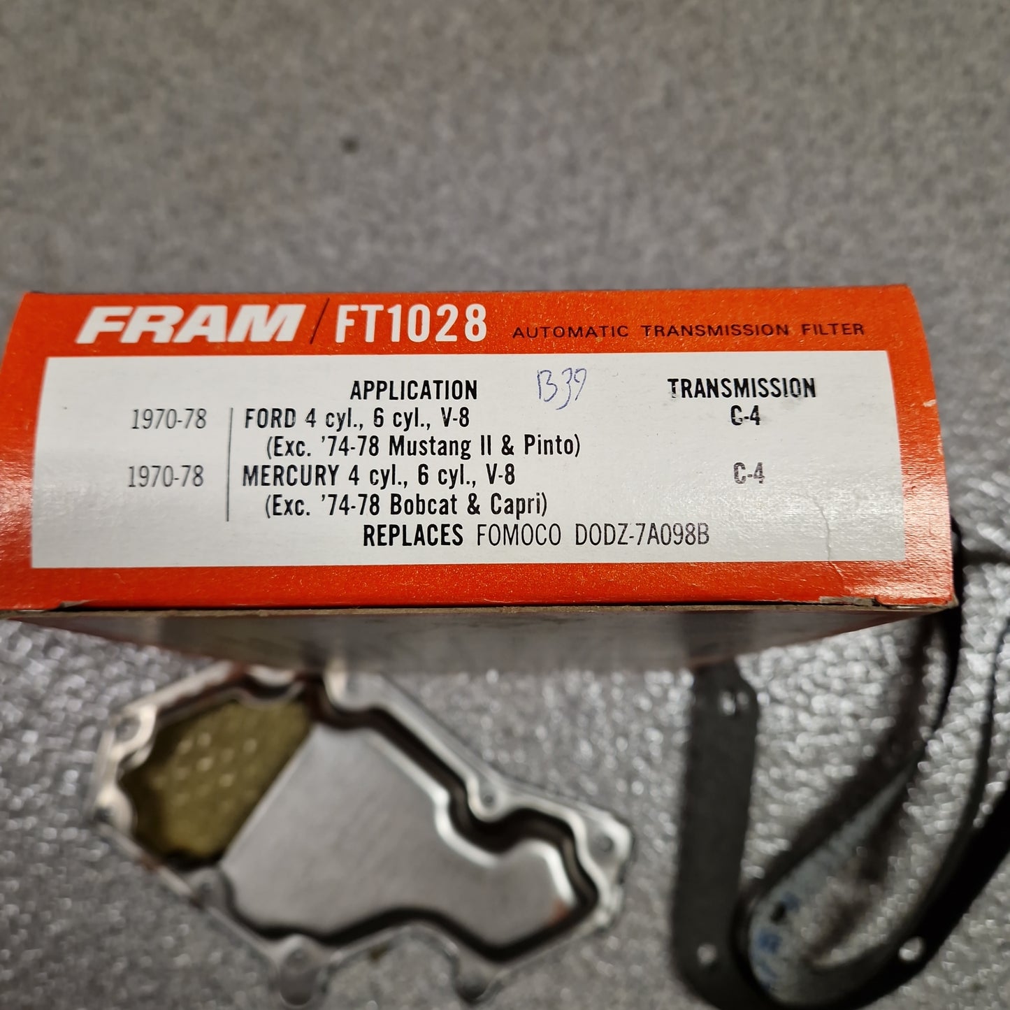Filterkit Automatlåda  Ford C4 & C5 70-82  FT1028 /B39