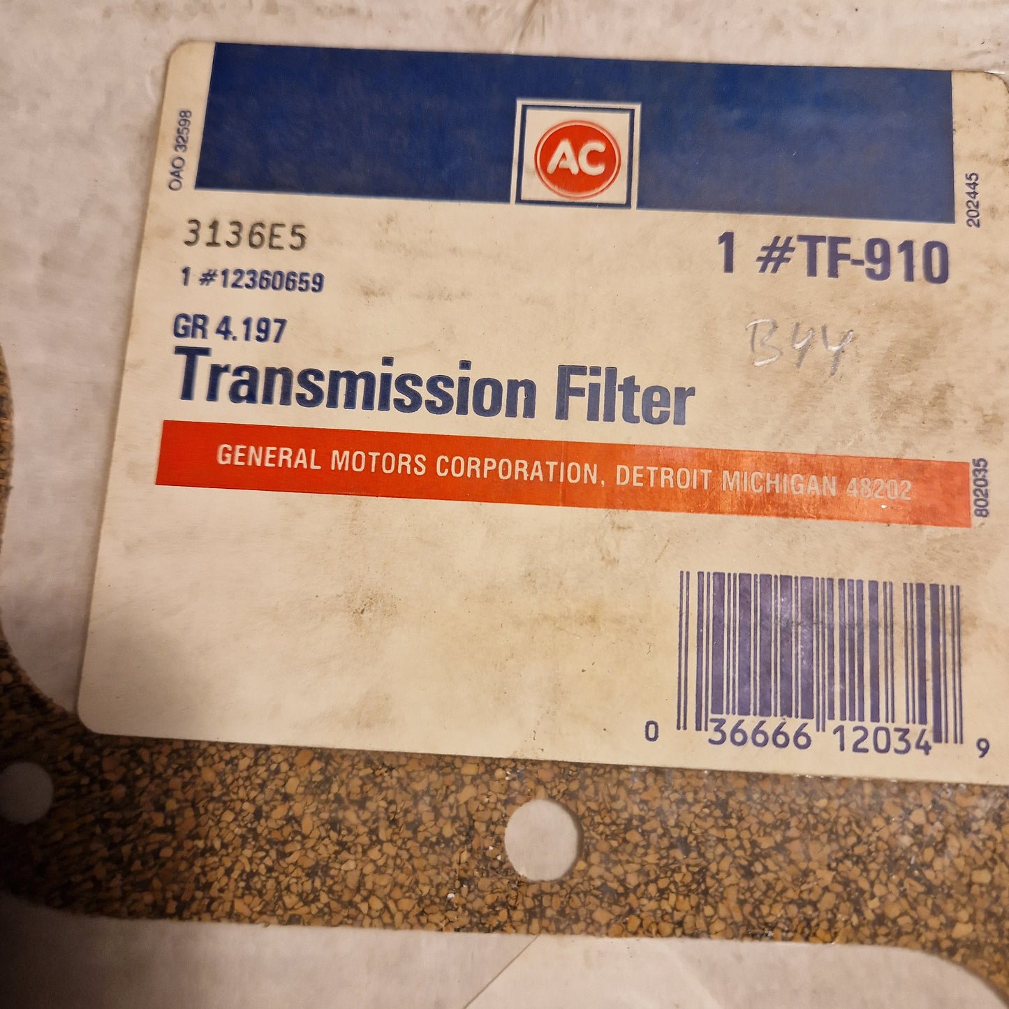 Filterkit Automatlåda Ford C6 75-96  TF910   (B44)