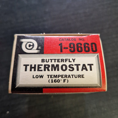 Termostat 71°C  63mm Mässing  NOS Carol Butterfly 9660 (13076, 13476, 33036, 206-160)