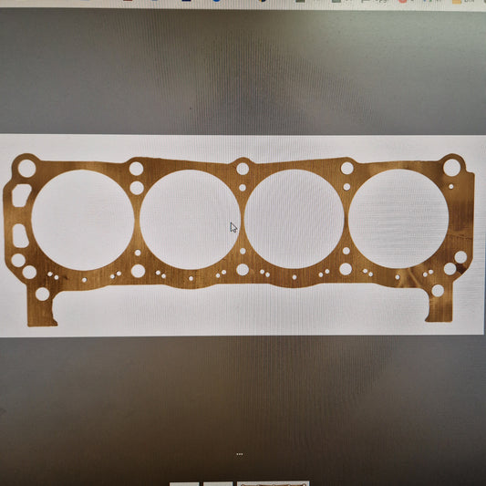 Shimspackning Topplock Ford V8 SB 62-92 "Headsaver Spacer Shim"  .0,20",  Lincoln, Mercury SB  8548SP-1, 8548SP1