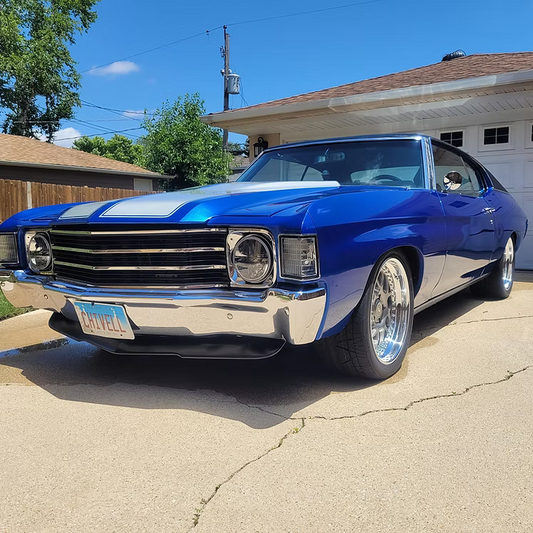 Spoiler Chevrolet Chevelle, El Camino, Monte Carlo,  70-72 Pro touring style front spoiler  PS1-70PT