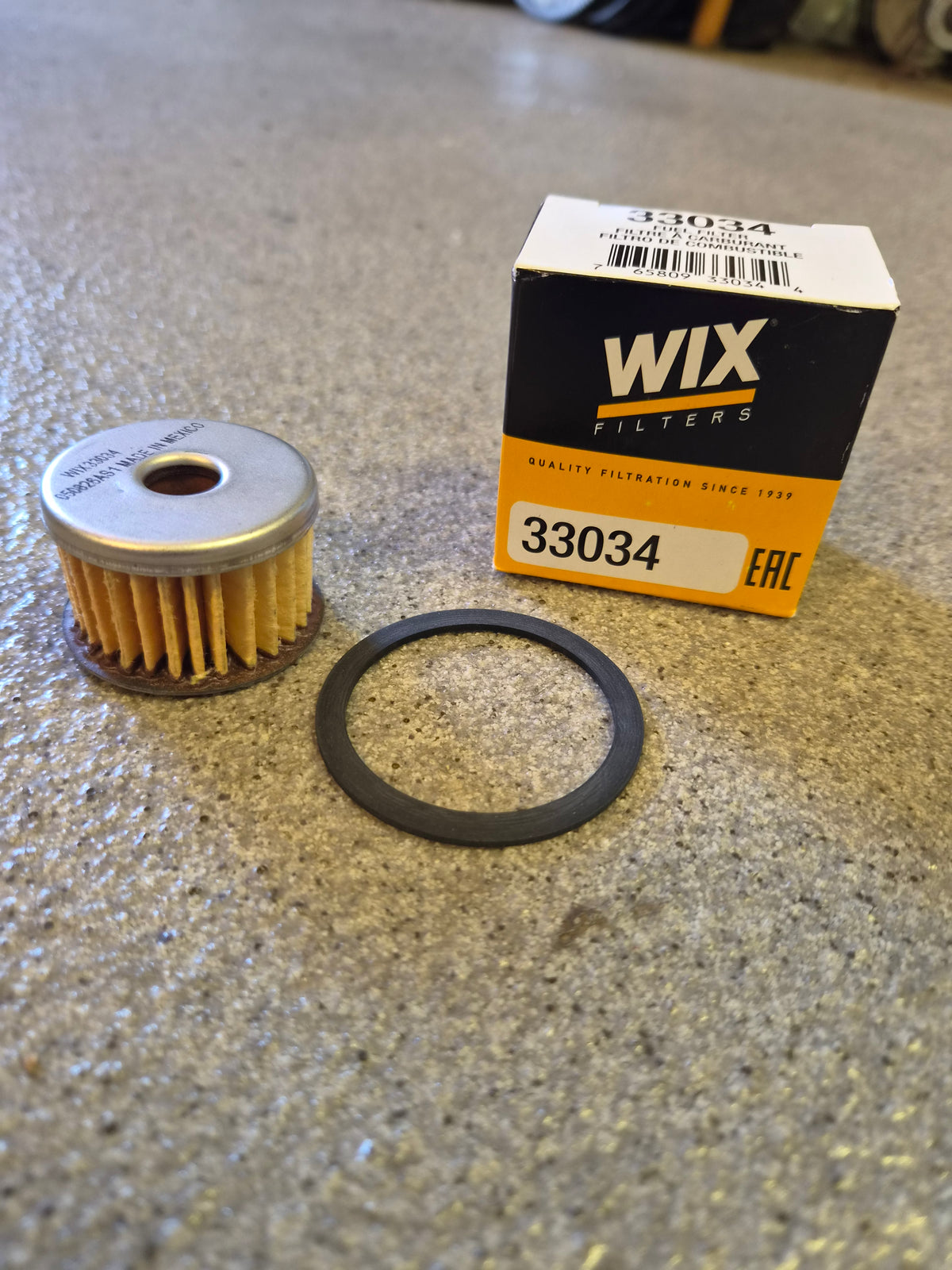 Bränslefilter Insats. Ford, GM  11,8 x 26,9 mm. 33034