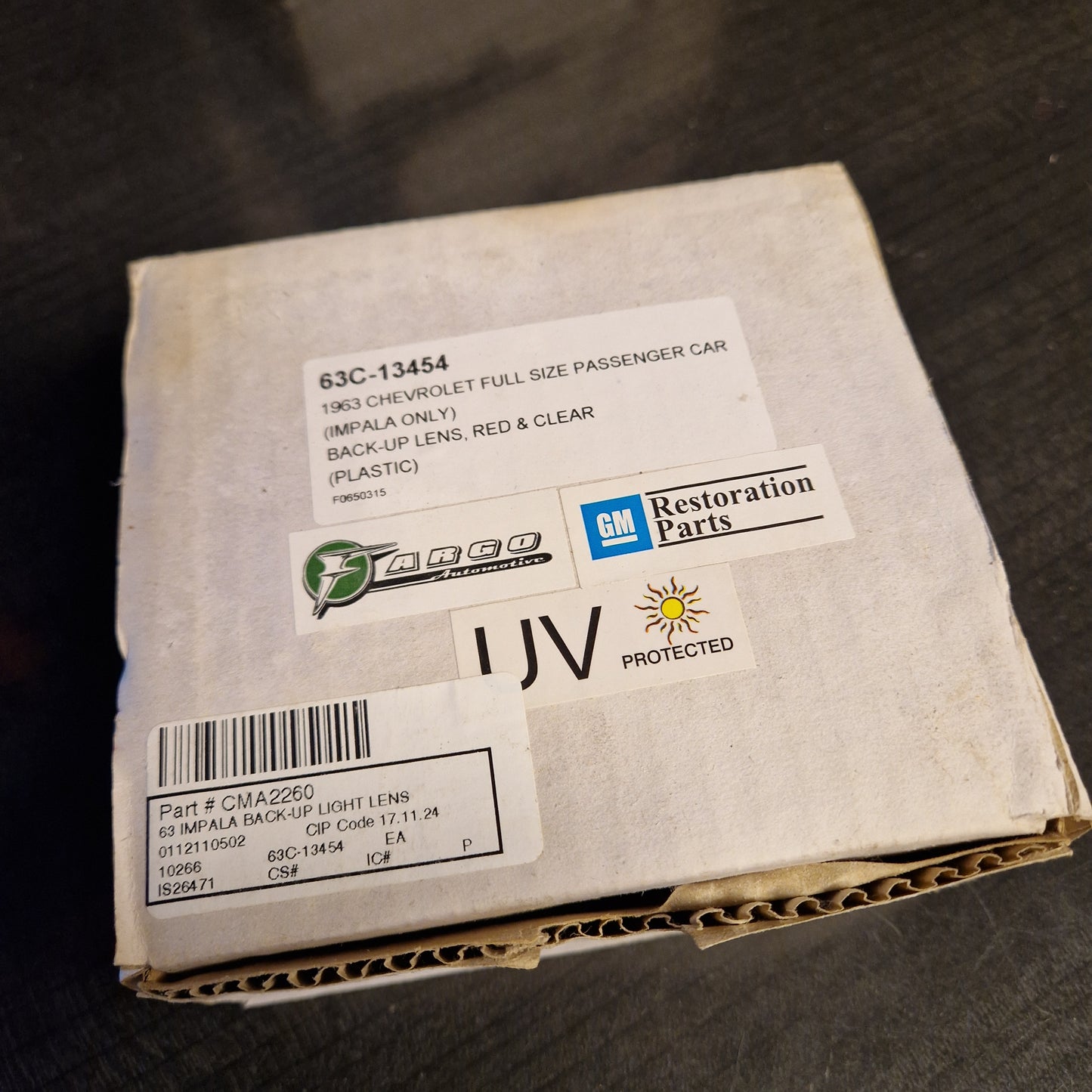 Backljusglas Chevrolet Impala 1963   CMA2260 (5954188, 63C-13454)
