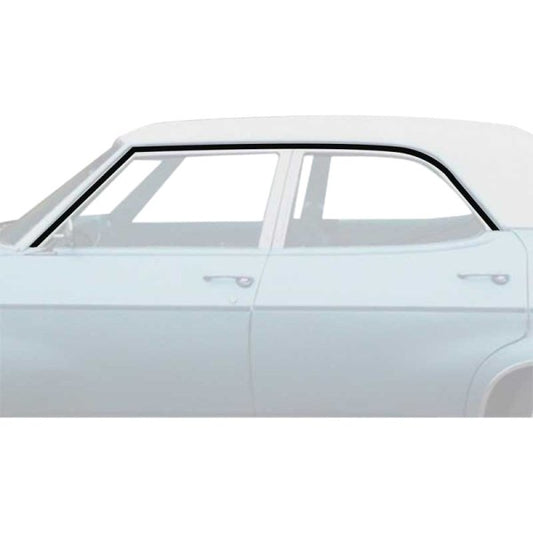 Tätningslist Tak GM FS Buick, Chevrolet, Pontiac, Oldsmobile 69-70 4 dr Ht, Par K383