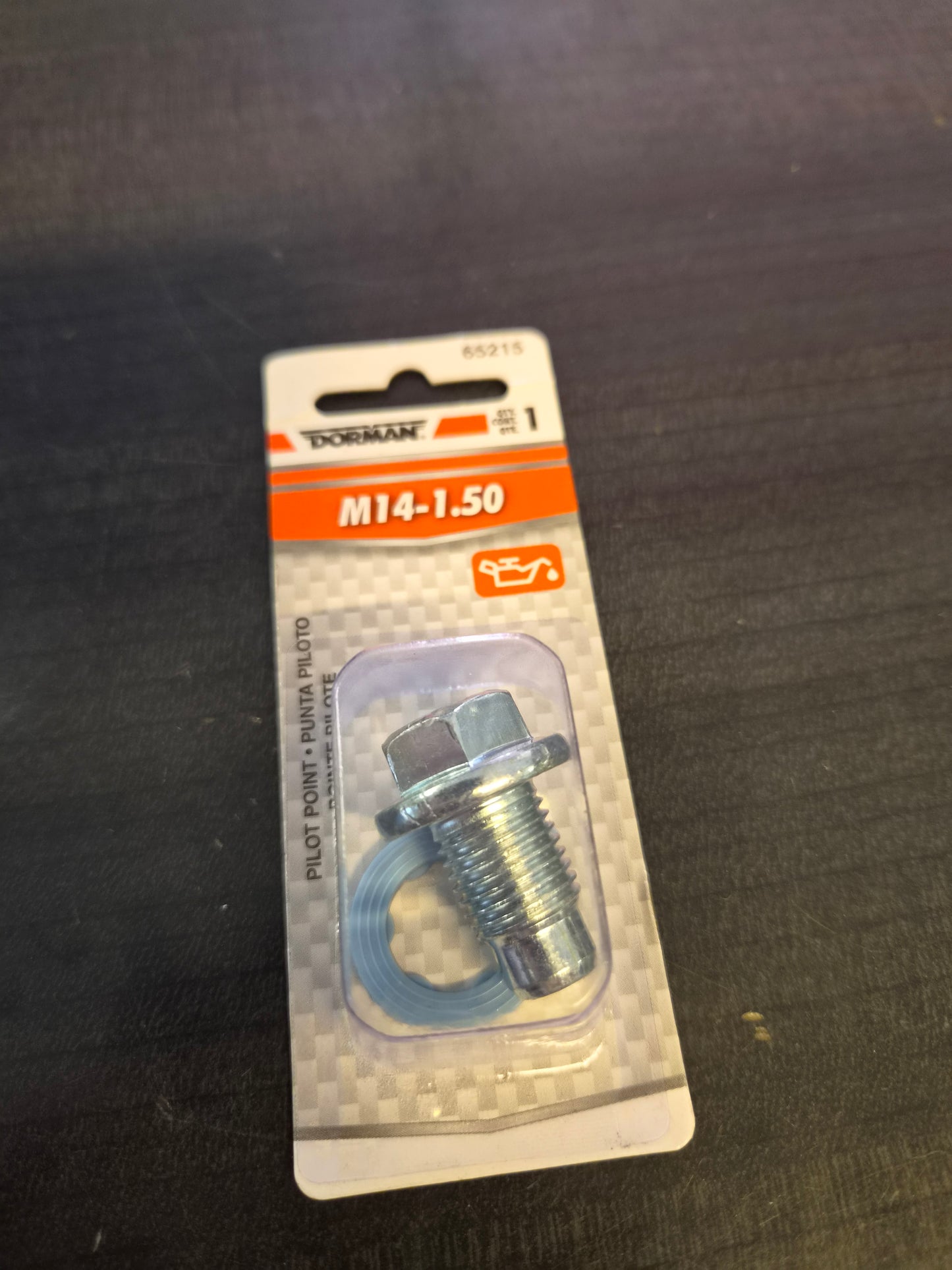 Oljetrågsplugg  M14, 16mm skalle. 65215