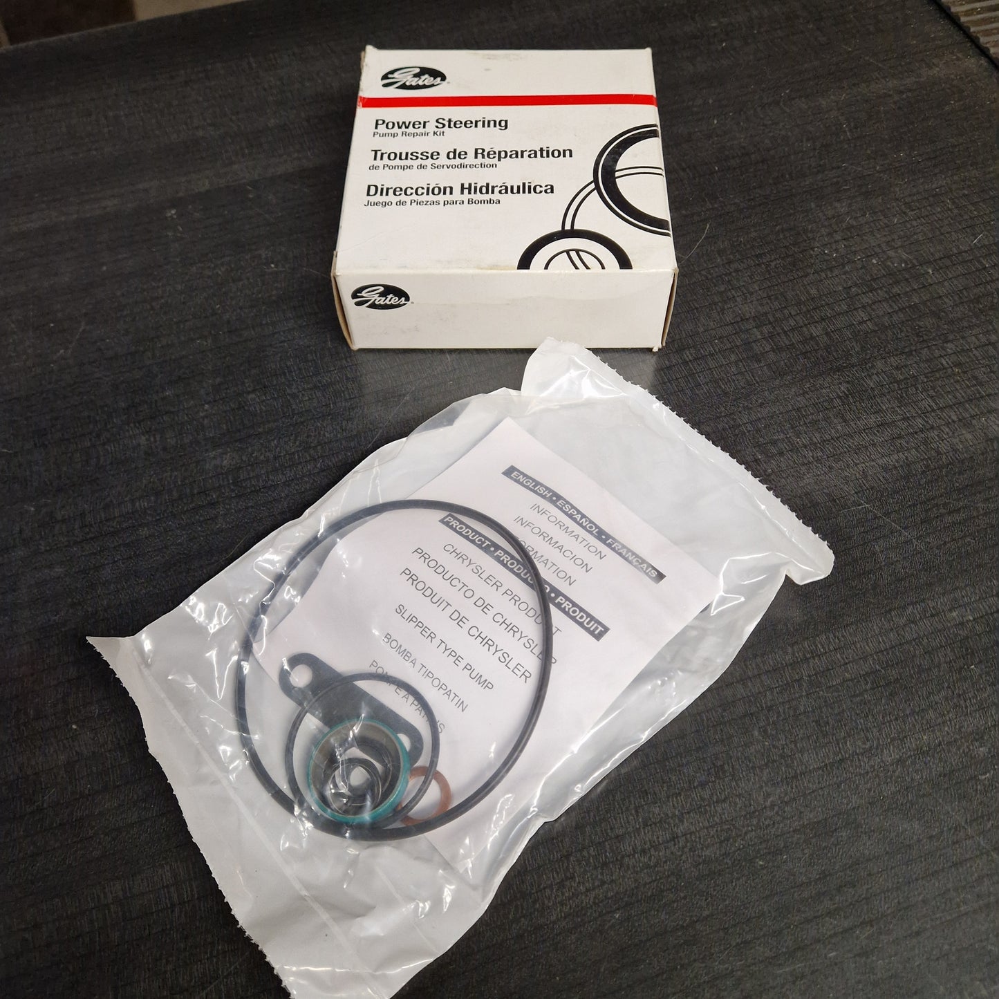Repsats Styrservopump MoPar 58-68  Mått Packbox: Ø 17,5 x 31,8mm  351390 (2753)