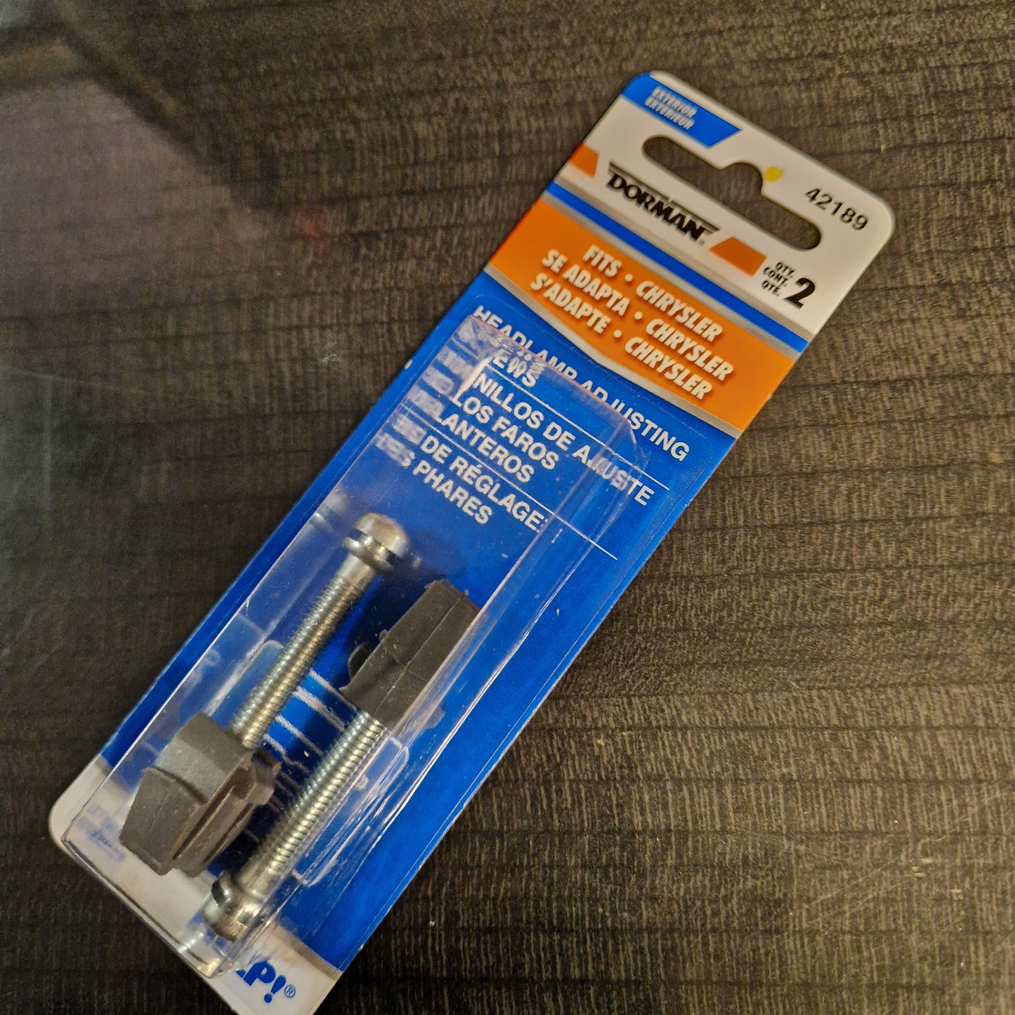 Justerskruv Strålkastare MoPar 69-81 Par   42189