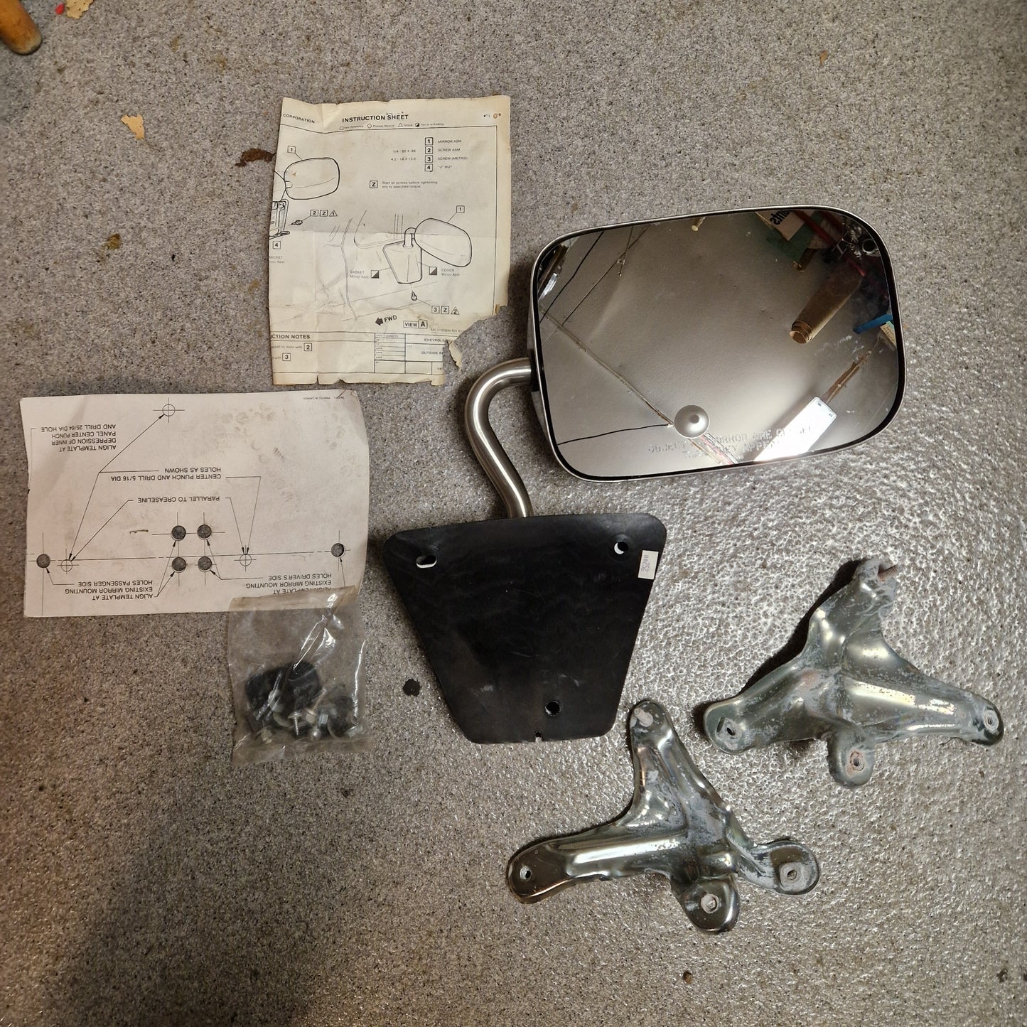 Sidospegel  Chevrolet, GMC Truck 73-91 Manuell Justering  1 st  999261