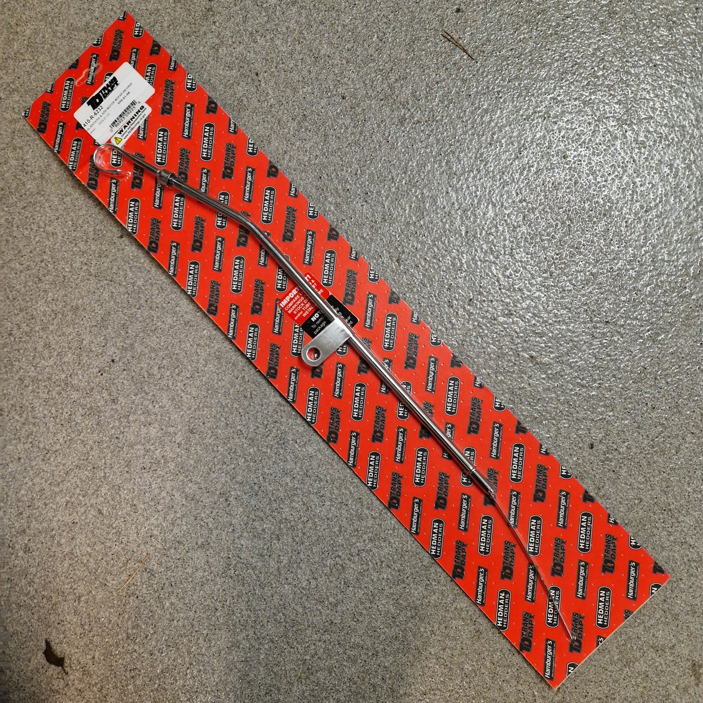 Oljesticka med rör, Motor. Chrysler BB 383, 400, 440.   6924, 9225, R6232